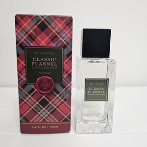 Bath & Body Works Classic Flannel Cologne for Men 3.4 fl oz/100 ml New